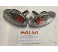 Coppia frecce anteriori bianche Piaggio Vespa ET2 - ET4