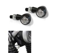 COPPIA FRECCE BARRACUDA MODELLO S-LED B-LUX A LED UNIVERSALI / OMOLOGATE NERE