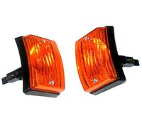 P277 - COPPIA FRECCE ANTERIORI ARANCIONI VESPA PK S 50-125