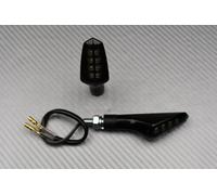 Coppia Frecce Freccia Dest/Sin in Plastica 8 Led Fronte / 2 Led Retro Universali