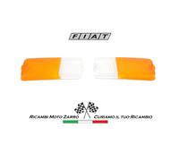 Coppia frecce gemme anteriori coperchi plastiche fanalini per Fiat 127 Special
