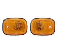 COPPIA FRECCE/ INDICATORI DI DIREZIONE LATERALI NISSAN KING CAB D21 DAL 1986 ...