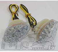 COPPIA FRECCE INDICATORI LED DA CARENA 15LED CHIARE OMOLOGATE HONDA CBR 1000RR