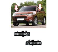 Coppia Frecce Indicatori Specchio Ala NEW Per Mitsubishi Outlander 12-15