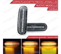 COPPIA FRECCE LATERALI 21 LED DINAMICHE SPECIFICHE FIAT DOBLO' CANBUS NO ERRORE