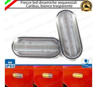 COPPIA FRECCE LATERALI 21 LED DINAMICHE SPECIFICHE VOLKSWAGEN GOLF 3 PROGRESSIVE