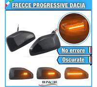 COPPIA FRECCE LATERALI DINAMICHE PROGRESSIVE LED DACIA DUSTER HM MK2 OSCURATE