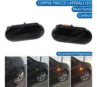 COPPIA FRECCE LATERALI FUME' PROGRESSIVE A LED FORD FIESTA MK5 DINAMICHE