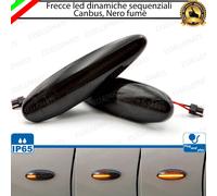 COPPIA FRECCE LATERALI FUME' PROGRESSIVE DINAMICHE A LED FIAT MAREA CANBUS