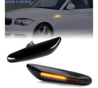 COPPIA FRECCE LATERALI FUME' PROGRESSIVE LED BMW SERIE 1 E87 E88 E82 E83 CANBUS