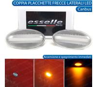 COPPIA FRECCE LATERALI INDICATORI A LED PER PEUGEOT 407 CANBUS ALTA LUMINOSITA'