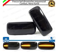 COPPIA FRECCE LATERALI NERO FUME' PROGRESSIVE DINAMICHE A LED LANCIA FLAVIA