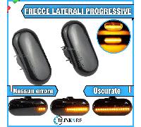 COPPIA FRECCE LATERALI OSCURATE FUME PROGRESSIVE DINAMICHE LED DACIA LODGY I