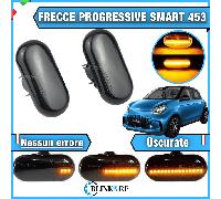 COPPIA FRECCE LATERALI OSCURATE FUME' PROGRESSIVE DINAMICHE LED SMART FORTWO 453
