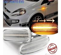 COPPIA FRECCE LATERALI PROGRESSIVE A LED PER FIAT PUNTO EVO E MODELLI ABARTH