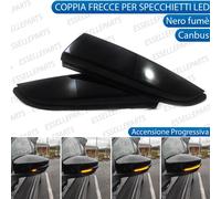 COPPIA FRECCE LATERALI PROGRESSIVE A LED PER NISSAN MICRA V 5 CANBUS DINAMICHE