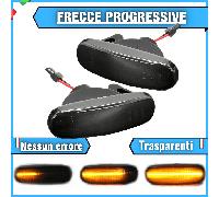 COPPIA FRECCE LATERALI PROGRESSIVE LED FIAT IDEA OSCURATE ACCENSIONE DINAMICA