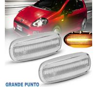 COPPIA FRECCE LATERALI PROGRESSIVE LED PER FIAT ABARTH GRANDE PUNTO CANBUS