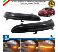 COPPIA FRECCE LATERALI PROGRESSIVE NERO A LED CITROEN C4 MK4 CANBUS DINAMICHE