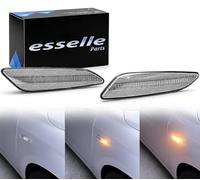 Coppia Frecce Laterali Trasparenti Progressive Dinamiche a LED per Alfa Romeo 147 Restyling, Alfa 156 , Fiat Tipo MK2, Lancia Delta MK3, Ypsilon MK2 312, Plug and Play Canbus Nessun Errore