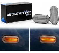 Coppia Frecce Laterali Trasparenti Progressive Dinamiche a LED per Seat Leon 1 1M, Leon 2 1P, Ibiza 6J, Ibiza 6L, Altea, Arosa, MII, Cordoba 6K2, Exeo 3R, Toledo, Plug and Play Canbus Nessun Errore