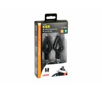 COPPIA FRECCE LED KIER LAMPA OMOLOGATE NERO UNIVERSALI