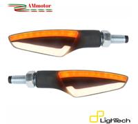 Coppia Frecce Led Lightech + Luce Bianca Moto Indicatori Omologate Anteriori