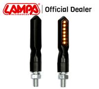 COPPIA FRECCE LED MOTO OMOLOGATE LUCE SEQUENZIALE LAMPA 90479 PIERCER-SQ