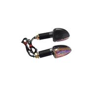 COPPIA FRECCE MOTO LAMPADA BCR ARROW CARBON IRIDIUM GAMBO LUNGO OMOLOGATE