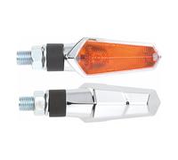 Coppia frecce moto lampadina alogene omologate universali gambo corto