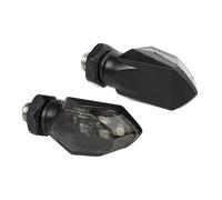 Lampa – Frecce indicatori Micro 90475 LED omologate 12V – Coppia nero, luce arancio