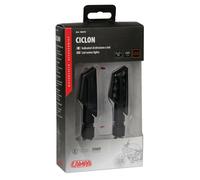 COPPIA FRECCE MOTO NERE A LED "CICLON" ALTA LUMINOSITA' LAMPA 90473