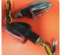 COPPIA FRECCE MOTO SIFAM CLI7009 NERE LAMPADINA 12V 5W OMOLOGATE UNIVERSALI