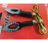COPPIA FRECCE MOTO SIFAM CLI7013 20 LED MINI LAMPEGGIANTI OMOLOGATE UNIVERSALI