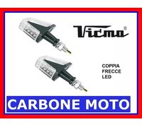 COPPIA FRECCE NERE TRASPARENTI A LED LED VICMA COD. 9643