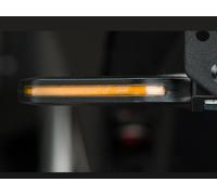 LIGHTECH COPPIA INDICATORI FRECCE SEQUENZIALI LED FRE933NER OMOLOGATE MOTO