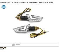 COPPIA FRECCE TNT A LED LEDS BOOMERANG OMOLOGATE NERE 206022C