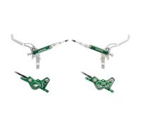 coppia freni a disco direttissima green forest limited edition tubo guaina plast