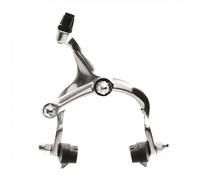Coppia Freni V-Brake Meccanici per Fixed Bike Argento Mono-pivot Alluminio