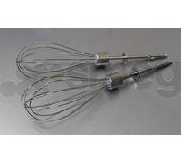 COPPIA FRUSTE IN FILO ACCIAIO SBATTITORE SMEG HMF01 CODICE RICAMBIO 690074750