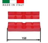 Coppia Ganasce 100÷250 magnetiche per morsa universale in gomma dura resistente