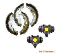 COPPIA GANASCE + CILINDRETTI FRENO ANTERIORI PER PIAGGIO APE POKER DIESEL 420