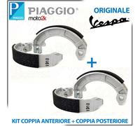 COPPIA GANASCE FRENO ANT + POST ORIGINALI PER PIAGGIO VESPA PX 125 150