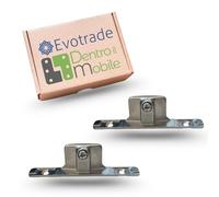 Coppia Ganci Attacchi Frontale Cassetto “Supra” Indaux - Acciaio con Regolazione 3D