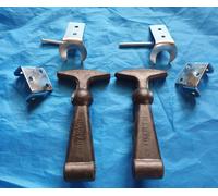 COPPIA GANCI COFANO ANTERIORE TIPO ABARTH 12 CM PER FIAT 500EPOCA