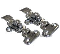 COPPIA GANCI COFANO FIAT 500 F/L/R - CROMATI