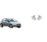 COPPIA Ganci per Alette Parasole DX e SX per Fiat Grande Punto EVO