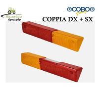 COPPIA GEMME PLASTICA RODOVETRO POSTERIORE FANALE TRATTORE FIAT LANDINI COBO