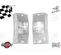 COPPIA GEMME PLASTICHE FRECCE ANTERIORI PX 125/150/200 BIANCHE TRASPARENTI