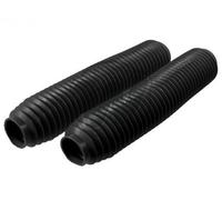 Coppia Ghette Forcella Soffietti Nere 350 mm per Moto Honda NX 650 Dominator